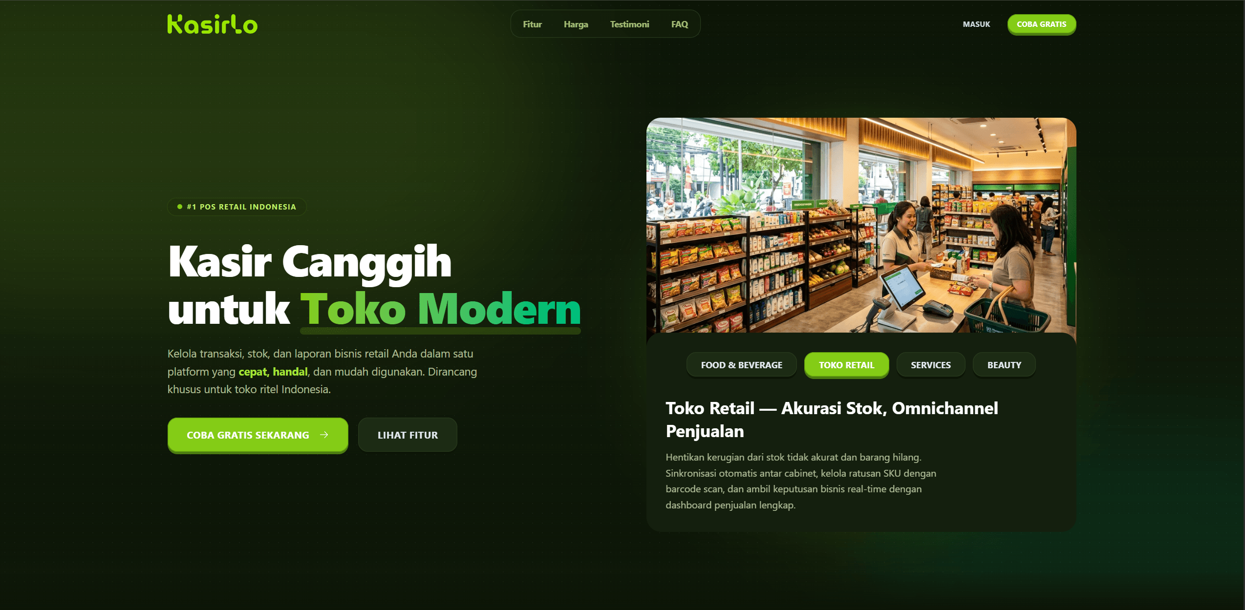 Preview of Kasirlo.com